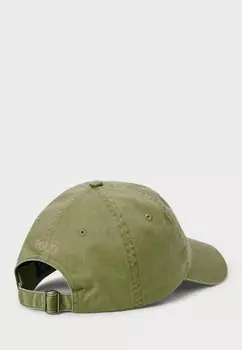 Бейсболка COTTON TWILL BALL CAP Polo Ralph Lauren, оливковый