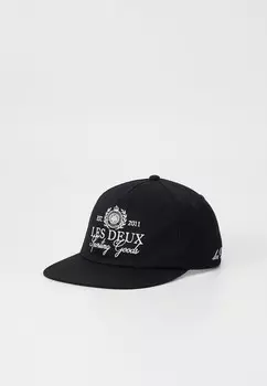 Бейсболка CREST SOFT SNAPBACK Les Deux, черный