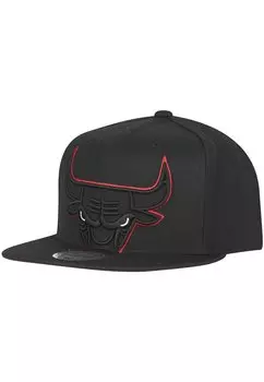 Бейсболка CROPPED NBA CHICAGO BULLS Mitchell & Ness, цвет black