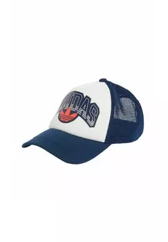 Бейсболка CURVED FOAM TRUCKER adidas Originals, цвет cloud white night indigo