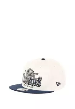 Бейсболка DALLAS COWBOYS NFL ORIGINAL TEAM HELMET 9FIFTY SNAPBACK New Era, цвет weiss