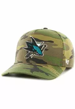 Бейсболка DEEP PROFILE GROOVE SAN JOSE SHARKS '47, цвет wood camo
