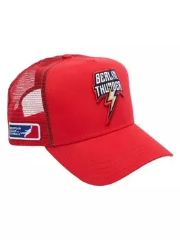 Бейсболка DEF Trucker, красный