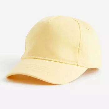 Бейсболка детская H&M Cotton, светло-желтый