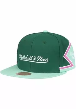 Бейсболка DIAMOND SCRIPT Mitchell & Ness, цвет celtic green