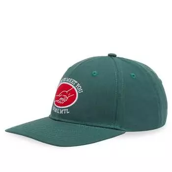 Бейсболка Dime Greetings Full Fit Cap, зеленый