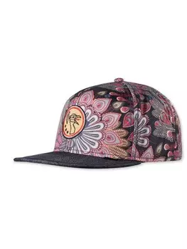 Бейсболка DJINNS Cap Peacock, черный