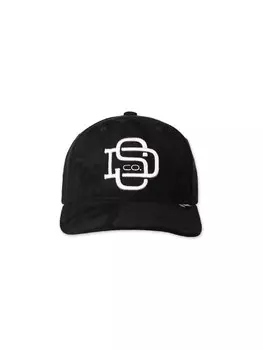 Бейсболка DJINNS Hairy Suede, черный