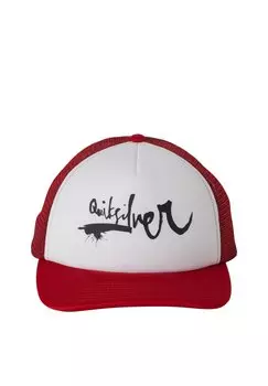 Бейсболка DNA IMPAIRED, TRUCKER Quiksilver, красный