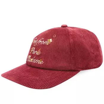 Бейсболка Drle De Monsieur Presented By End. Embroidered Slogan Corduroy, бордо