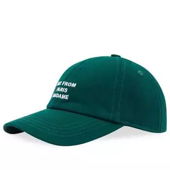 Бейсболка Drle De Monsieur Slogan Logo Cap, цвет Dark Green