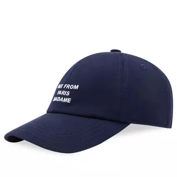 Бейсболка Drle De Monsieur Slogan Logo Cap, темно-синий