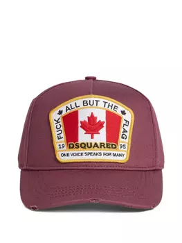 Бейсболка DSQUARED2 из хлопка, красный
