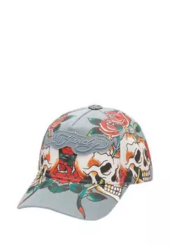 Бейсболка Ed Hardy, деним