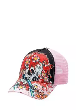 Бейсболка Ed Hardy, розовый