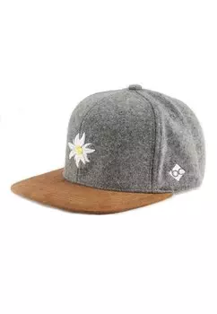 Бейсболка EDELWEISS STRAPBACK Bavarian Caps, цвет grau