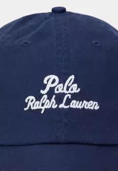 Бейсболка EMBROIDERED TWILL BALL CAP Ralph Lauren, темно-синий