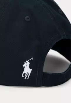 Бейсболка EMBROIDERED TWILL BALL CAP Ralph Lauren, черный