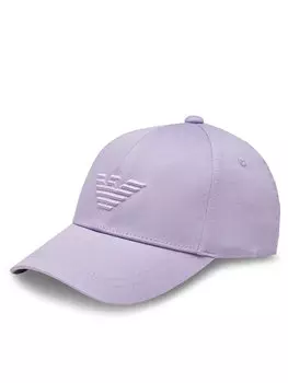 Бейсболка Emporio Armani, фиолетовый