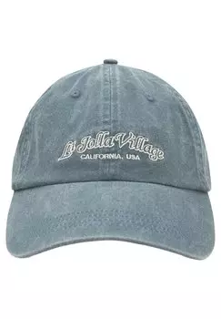 Бейсболка FADED WITH EMBROIDERY PULL&BEAR, синий