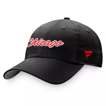 Бейсболка Fanatics Branded Chicago Blackhawks, черный