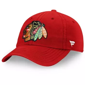 Бейсболка Fanatics Branded Chicago Blackhawks, красный