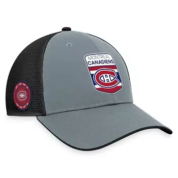 Бейсболка Fanatics Branded Montreal Canadiens, серый