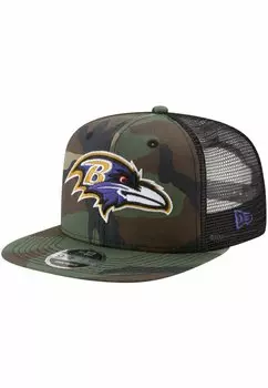 Бейсболка FIFTY BALTIMORE RAVENS New Era, цвет wood camo