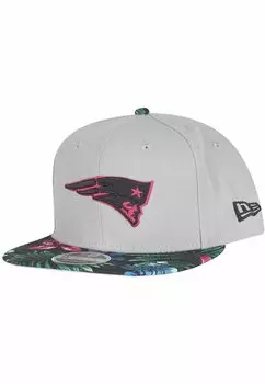 Бейсболка FIFTY FLORAL NEW ENGLAND PATRIOTS New Era, цвет grey