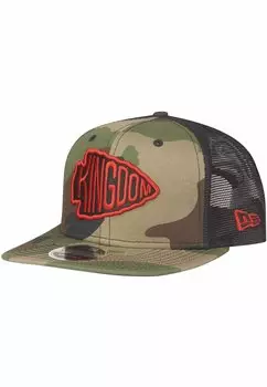 Бейсболка FIFTY KANSAS CITY CHIEFS KINGDOM New Era, цвет wood camo