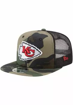 Бейсболка FIFTY KANSAS CITY CHIEFS New Era, цвет wood camo