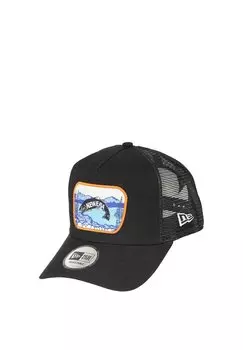 Бейсболка FISHING A-FRAME ADJUSTABLE TRUCKER New Era, черный