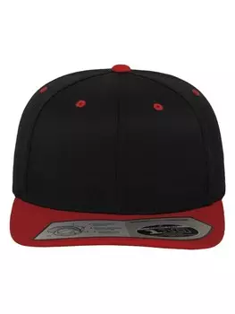 Бейсболка Flexfit 110 Fitted, цвет blk/red