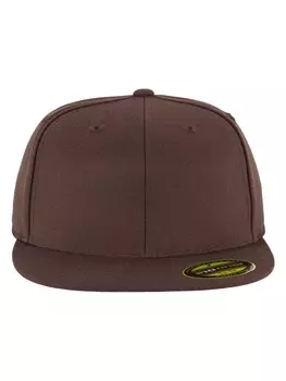 Бейсболка Flexfit 210 Fitted, коричневый
