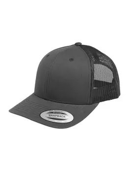 Бейсболка Flexfit Cap Retro Trucker, темно-серый
