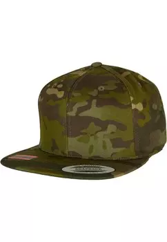 Бейсболка Flexfit, цвет Khaki/Olive/Dark Green