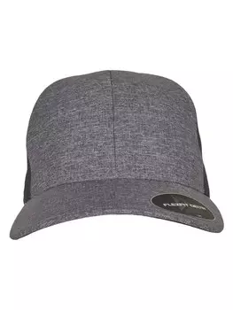 Бейсболка Flexfit Einstellbar, цвет melange blue/melange charcoal