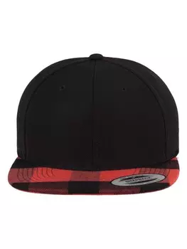 Бейсболка Flexfit Snapback, цвет blk/red