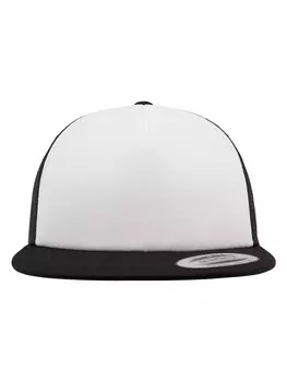 Бейсболка Flexfit Trucker, цвет blk/wht/blk