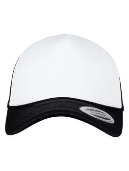 Бейсболка Flexfit Trucker, цвет blk/wht/blk