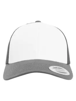 Бейсболка Flexfit Trucker, цвет darkgrey/white/darkgrey