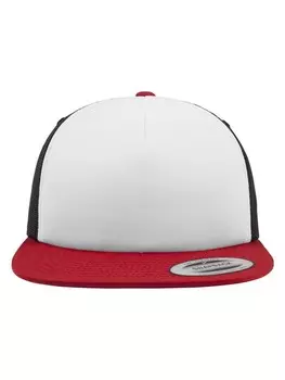 Бейсболка Flexfit Trucker, цвет red/wht/blk