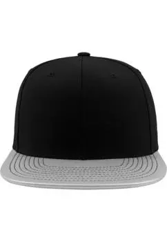 Бейсболка Flexfit Visier, серебряный