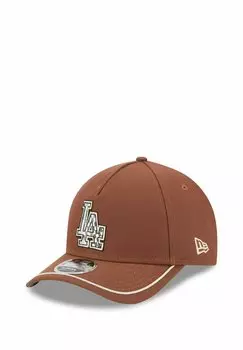 Бейсболка FORTY CROWN MOTORSPORT LOS ANGELES DODGERS New Era, коричневый