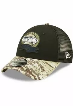 Бейсболка FORTY SALUTE TO SERVICE SEATTLE SEAHAWKS New Era, цвет black