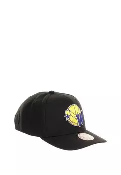 Бейсболка GOLDEN STATE WARRIORS NBA ICON GRAIL PRO SNAPBACK HARDWOOD CLAASIC PRO CROWN FIT BLACK MITCHELL NESS Mitchell & Ness, черный