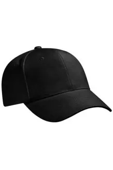 Бейсболка/головной убор из плотного матового хлопка Pro-Style (2 шт. в упаковке) Beechfield, черный