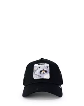 Бейсболка Goorin Bros с енотом, черный