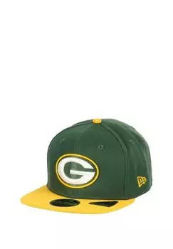 Бейсболка GREEN BAY PACKERS NFL TWO TONE OTC 9FIFTY ORIGINAL FIT SNAPBACK New Era, цвет grn