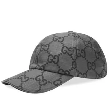 Бейсболка Gucci Gg Ripstop Baseball, графит